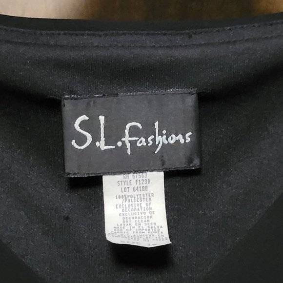 Dark blue floral print dress - Picture 3 of 3